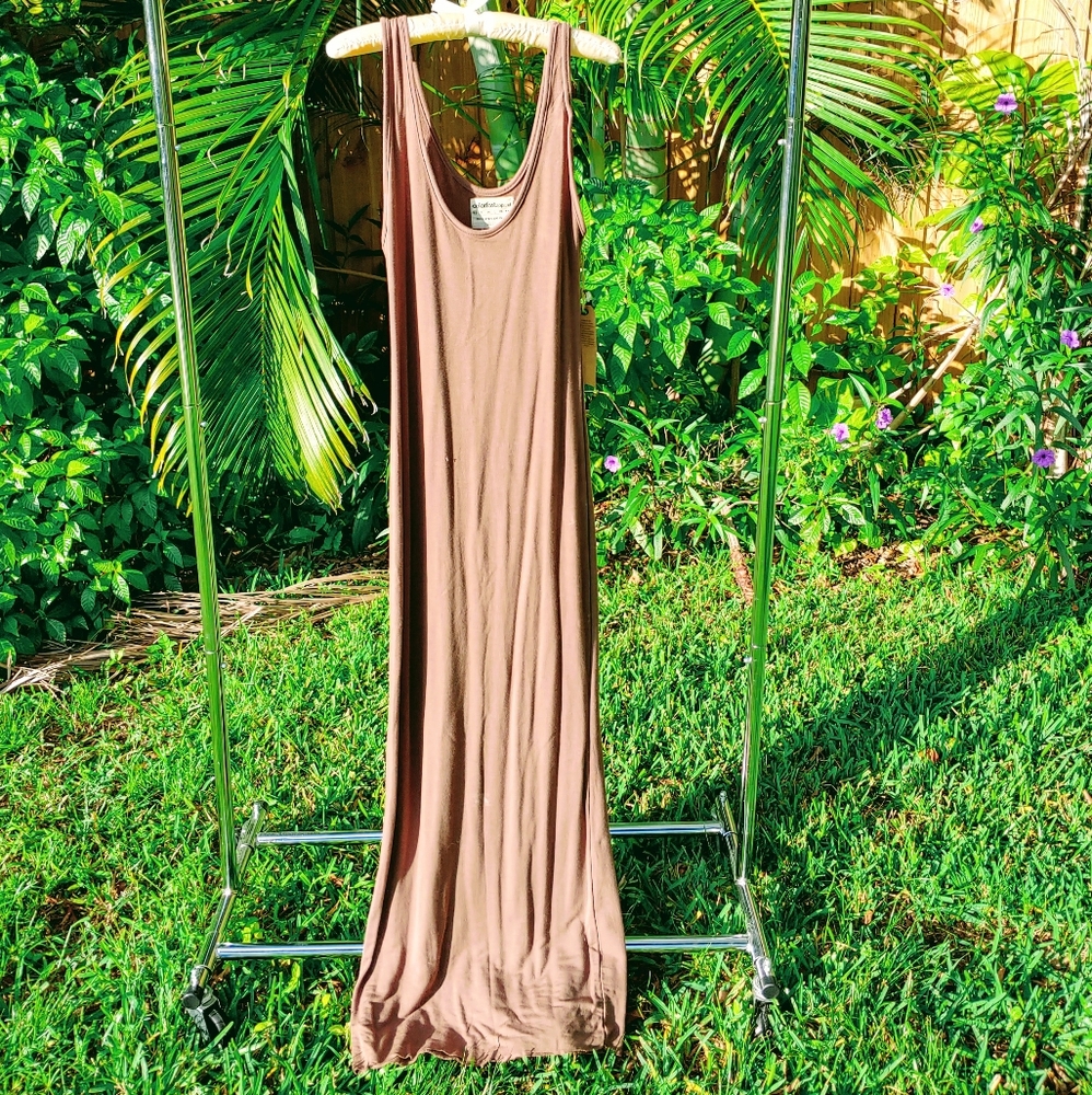 Olive maxi dress